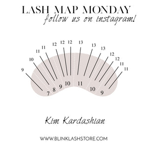 Lash Map Monday:  Kim Kardashian